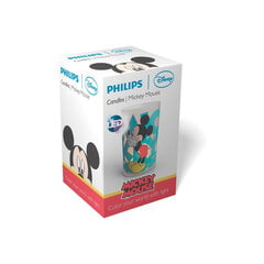 Philips Disney Mickey Mouse Led Light Candle with Li-Ion Buin-In Battery and Move switch On/Off цена и информация | Подсвечники, свечи | kaup24.ee