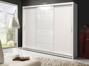 Шкаф с раздвижными дверями Malibu + LED цена и информация | Шкафчики | kaup24.ee