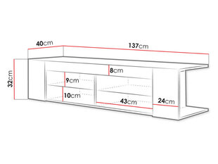 TV-alus Smart цена и информация | Тумбы под телевизор | kaup24.ee