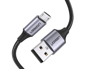 Кабель Ugreen Micro USB M - USB 3.0 M, 1 м, черный цена и информация | Кабели и провода | kaup24.ee