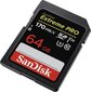 SanDisk Extreme Pro SDXC UHS-I 64 GB цена и информация | Fotoaparaatide mälukaardid | kaup24.ee