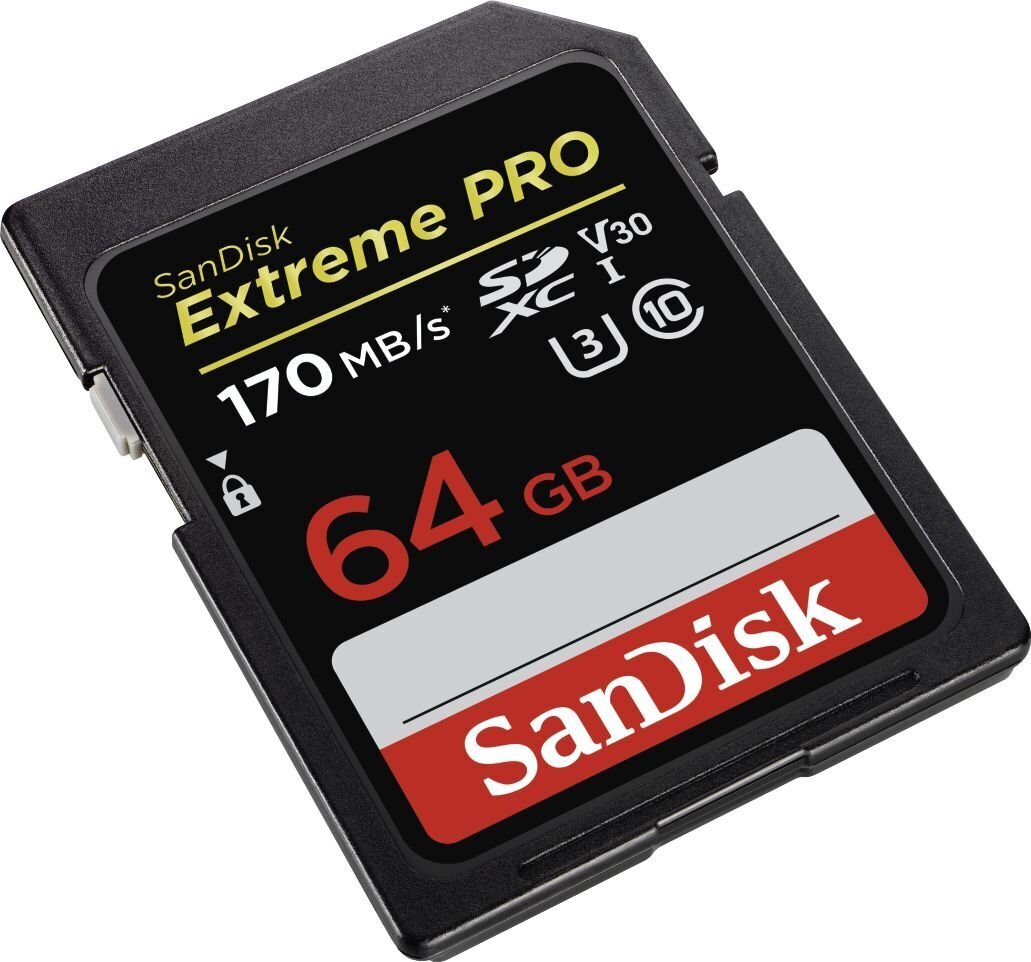 SanDisk Extreme Pro SDXC UHS-I 64 GB цена и информация | Fotoaparaatide mälukaardid | kaup24.ee