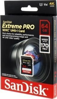 SanDisk Extreme Pro SDXC UHS-I 64 GB цена и информация | Fotoaparaatide mälukaardid | kaup24.ee
