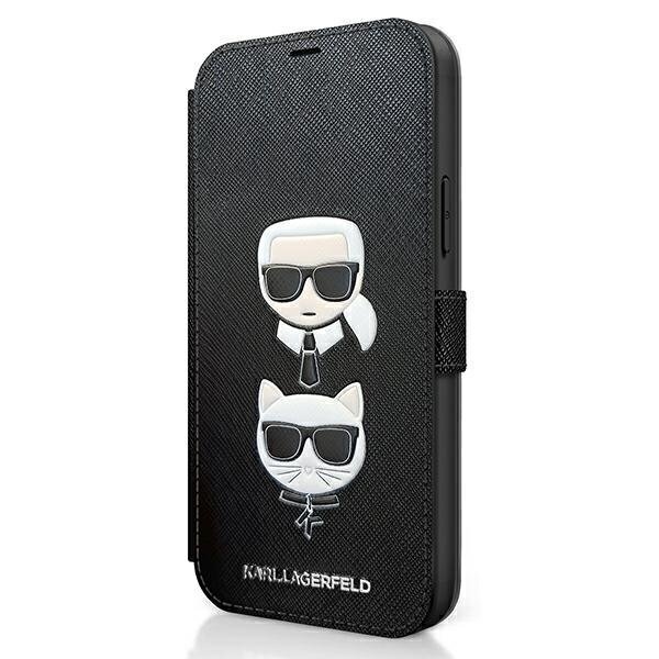 Karl Lagerfeld KLFLBKP12MSAKICKCBK, sobib iPhone 12/12 Pro 6,1, must hind ja info | Telefoni kaaned, ümbrised | kaup24.ee