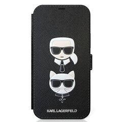 Karl Lagerfeld KLFLBKP12MSAKICKCBK, для iPhone 12/12 Pro 6,1, черный цена и информация | Чехлы для телефонов | kaup24.ee