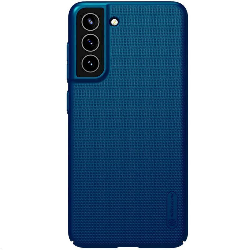 Nillkin Super Frosted Back Cover for Samsung Galaxy S21 FE Peacock Blue hind ja info | Telefoni kaaned, ümbrised | kaup24.ee