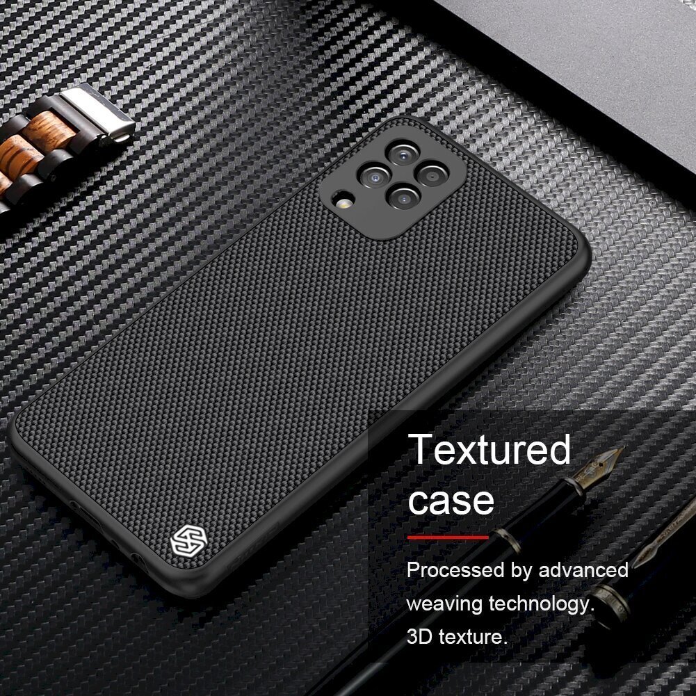 Nillkin Textured Hard Case for Samsung Galaxy A22 4G Black hind ja info | Telefoni kaaned, ümbrised | kaup24.ee