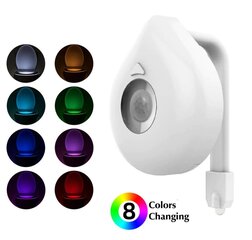 Veekindel WC-valgusti liikumisanduriga, 8 värvi hind ja info | Vannitoa sisustuselemendid ja aksessuaarid | kaup24.ee