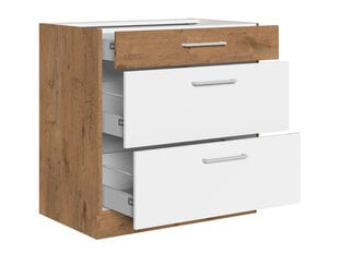 Кухонный шкаф (нижний) VIGO 80 D 3S BB цена и информация | Кухонные гарнитуры | kaup24.ee