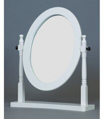 Настольное зеркало MS-9100-WT Белое цена и информация | Зеркала | kaup24.ee