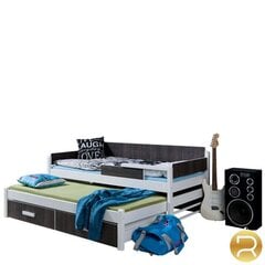 Кровать Dois 90x200 см цена и информация | Детские кровати | kaup24.ee