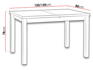 Раздвижной обеденный стол цена и информация | Кухонные и обеденные столы | kaup24.ee