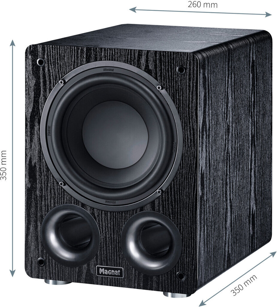 Subwoofer Magnat Alpha RS 8 must hind ja info | Kõlarid | kaup24.ee