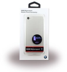 Силиконовый супер тонкий чехол-крышка BMW BMHCP7TRHNA Horizontal Logo Apple iPhone 7 4.7inch, прозрачный/темно синий цена и информация | Чехлы для телефонов | kaup24.ee