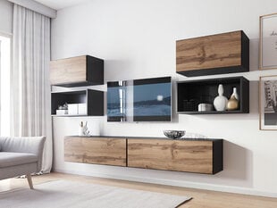 Комплект навесных шкафов и полок Roco III цена и информация | Шкафчики в гостиную | kaup24.ee