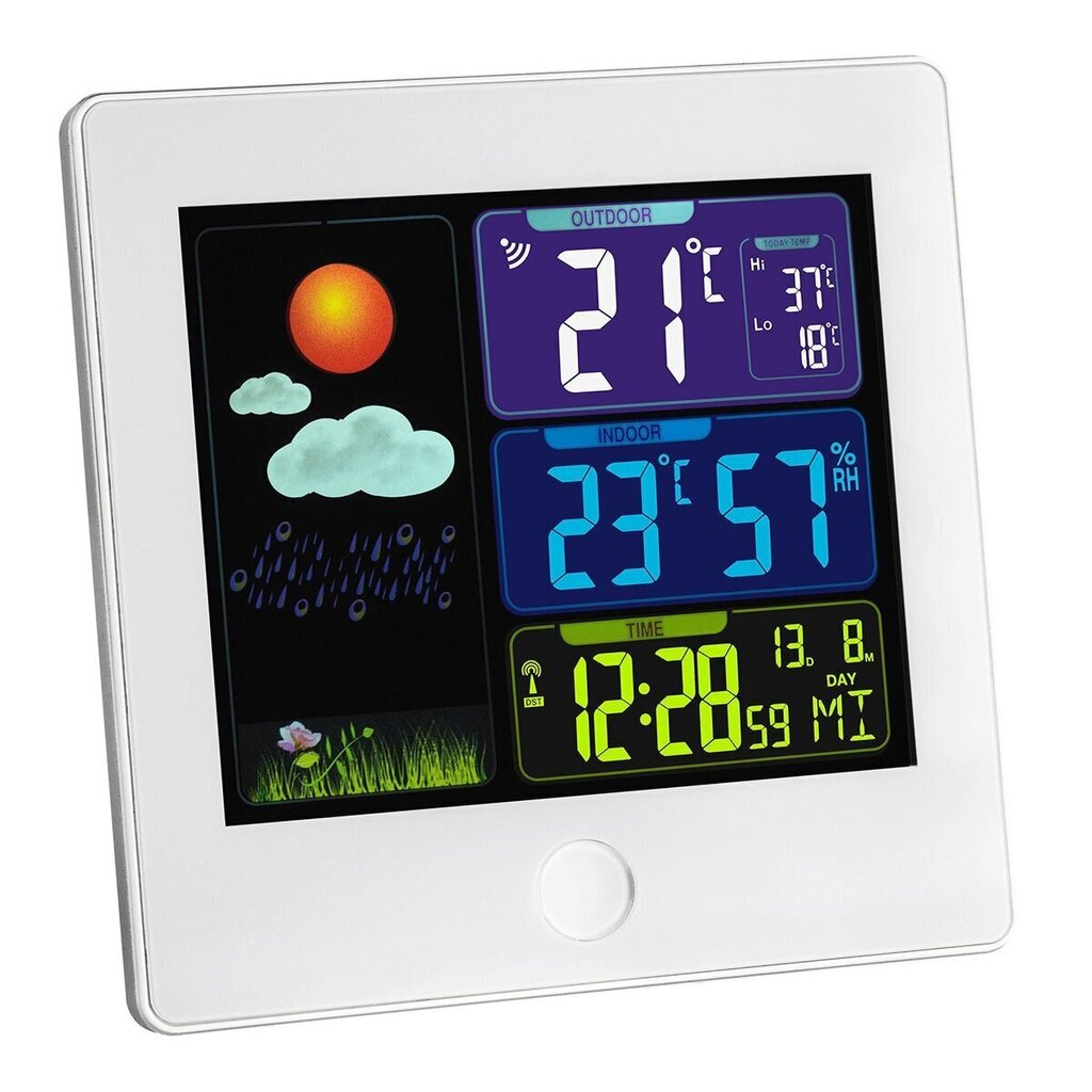 Juhtmevaba ilmajaam värvilise ekraaniga TFA Sun цена и информация | Ilmajaamad, termomeetrid | kaup24.ee
