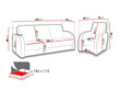 Komplekt Kwadrat 3+1+1 hind ja info | Pehme mööbli komplektid  | kaup24.ee