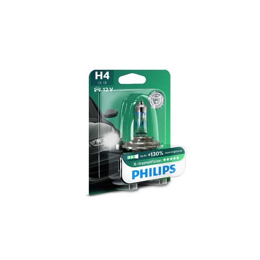 Pirn Philips H4 12V/60/55W +130% X-treme Vision, 1 tk hind ja info | Autopirnid | kaup24.ee