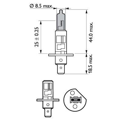 Pirn Philips H1 12V/55W Rally Off-Road, 1 tk цена и информация | Autopirnid | kaup24.ee