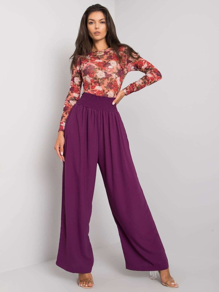 Naiste püksid Lareen 292036148, lilla hind ja info | Naiste püksid | kaup24.ee