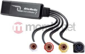 AVerMedia Video Grabber DVD EZMaker 7, USB 2.0 (61C0390000AK) цена и информация | ТВ-тюнеры, FM, видеокарты | kaup24.ee