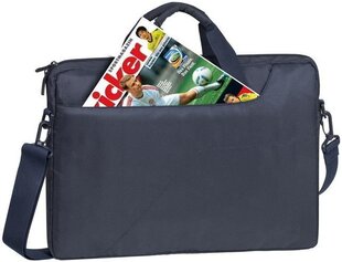 RIVACASE 8035 Laptop Shoulder Bag 15.6/12 Blue цена и информация | Рюкзаки, сумки, чехлы для компьютеров | kaup24.ee