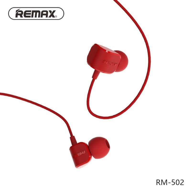 Kõrvaklapid Remax RM-502 3,5mm punane hind ja info | Mobiiltelefonide kaablid | kaup24.ee