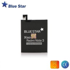 Аккумулятор BlueStar для Xiaomi Redmi Note 3 Li-Ion 4000 мАч Аналог BM46
 цена и информация | Аккумуляторы для телефонов | kaup24.ee