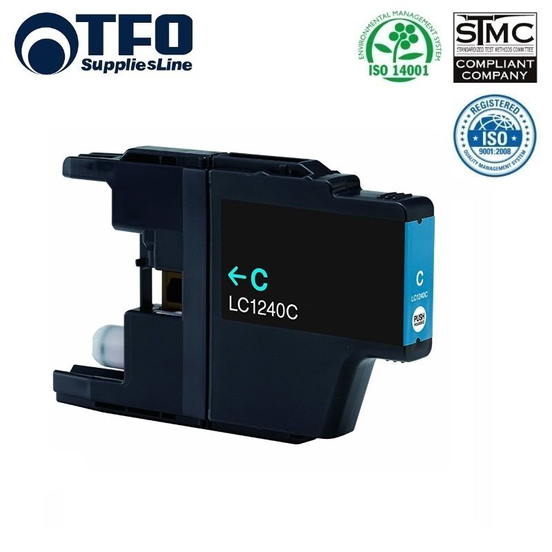 TFO Brother LC1240C Cyan INK Cartridge 12ml DCP-J525W DCP-J725DW etc HQ Premium Analog hind ja info | Laserprinteri toonerid | kaup24.ee