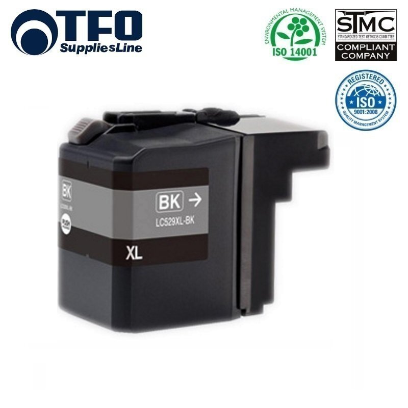 TFO Brother LC529 (LC529XL-BK) Black INK Cartridge 58ml DCP-J100 DCP-J105 MFC-J200 etc HQ Analog цена и информация | Tindiprinteri kassetid | kaup24.ee