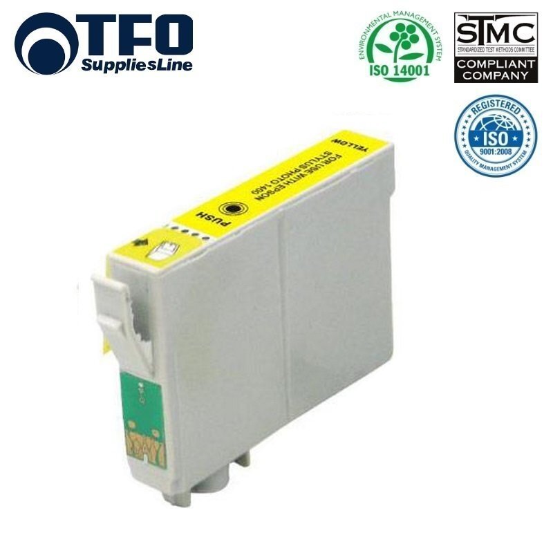 TFO Epson T1294 Yellow INK Cartridge 15ml (C13T12944010) B42WD SX230 WF-3010DW HQ Premium Analog hind ja info | Laserprinteri toonerid | kaup24.ee