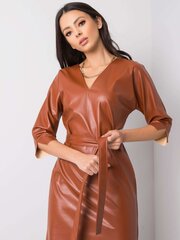 Платье для женщин Enrica, коричневое цена и информация | Платья | kaup24.ee