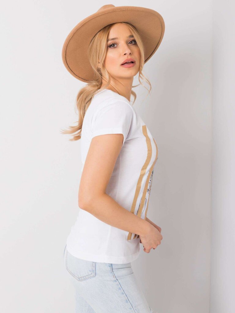 Naiste T-särk Valentina, valge hind ja info | Naiste T-särgid, topid | kaup24.ee