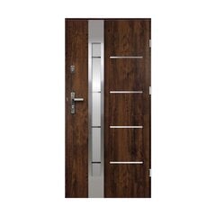 Внешняя дверь Panama, правосторонняя, орех, 90 см цена и информация | Уличные двери | kaup24.ee