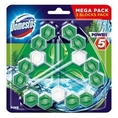 Puhastaja-värskendaja DOMESTOS Trio Pine, 3X55g цена и информация | Очистители | kaup24.ee