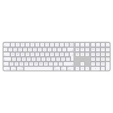 Magic Keyboard with Touch ID and Numeric Keypad for Mac computers with Apple silicon - Swedish - MK2C3S/A цена и информация | Klaviatuurid | kaup24.ee