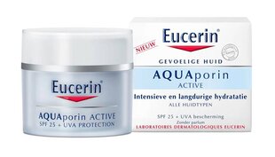 Увлажняющий крем для лица Eucerin AQUAporin Active SPF25+, 50 мл цена и информация | Кремы для лица | kaup24.ee