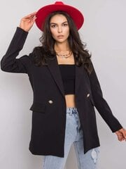 Пиджак для женщин Luiza, черный цена и информация | Женские пиджаки | kaup24.ee