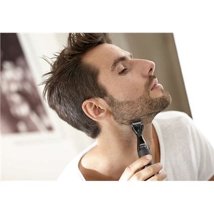 Philips Multigroom series 1000 Ultra precise beard styler MG1100/16 DualCut precision trimmer Detail shaver attachment Fully was цена и информация | Juukselõikusmasinad, trimmerid | kaup24.ee