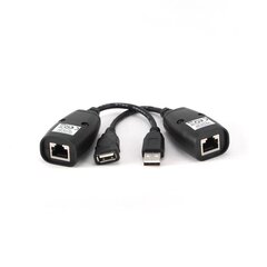 KAABEL USB 2.0 A(M)-LAN-A(F) AKTIIVNE PIKENDUSJUHE 30M hind ja info | USB jagajad, adapterid | kaup24.ee