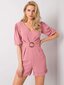 Naiste pükskostüüm Eunica, roosa цена и информация | Naiste pükskostüümid | kaup24.ee