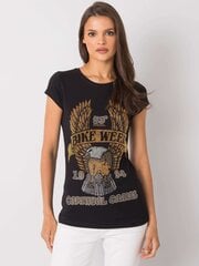 Женская футболка  Haley 292015512, черная цена и информация | Футболка женская | kaup24.ee