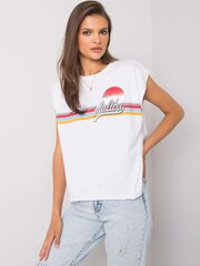 Женская футболка Malibu, белая цена и информация | Футболка женская | kaup24.ee