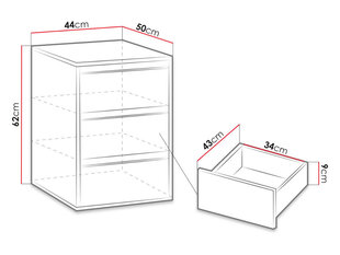 Комод Bono цена и информация | Комоды | kaup24.ee
