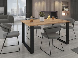 Стол Imperial, 90x138 см, коричневый цена и информация | Кухонные и обеденные столы | kaup24.ee