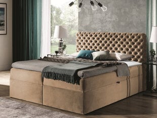 Континентальная кровать CHESTERFIELD 120x200 + наматрасник цена и информация | Кровати | kaup24.ee