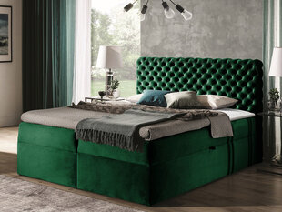 Kontinentaalvoodi CHESTERFIELD 140x200 + kattemadrats hind ja info | Voodid | kaup24.ee