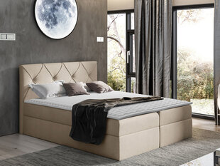 Континентальная кровать Crystal 160x200см цена и информация | Кровати | kaup24.ee