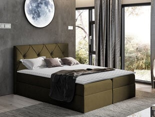Континентальная кровать Crystal 200x200см цена и информация | Кровати | kaup24.ee