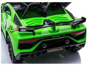 Elektriline sportauto Lamborghini Aventador, roheline hind ja info | Laste elektriautod | kaup24.ee